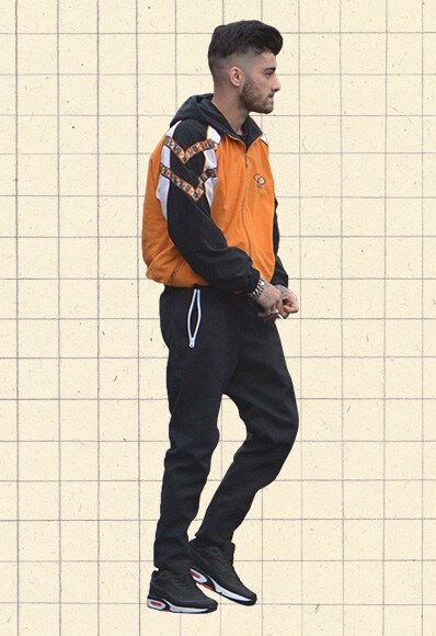 orange puma sweatsuit