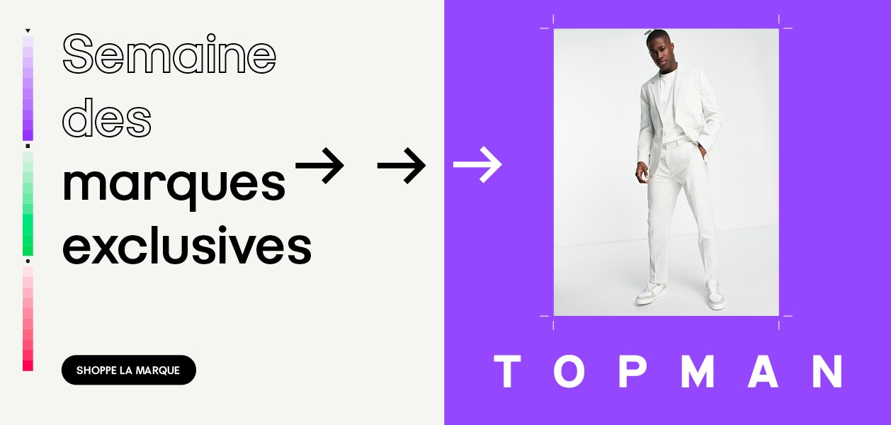 Semaine des marques exclusives. Topman: shoppe la marque
