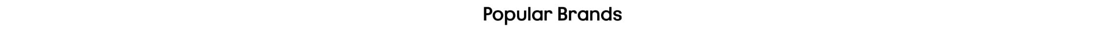 popular brands