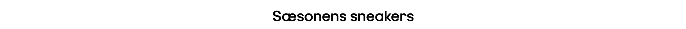 Sæsonens sneakers