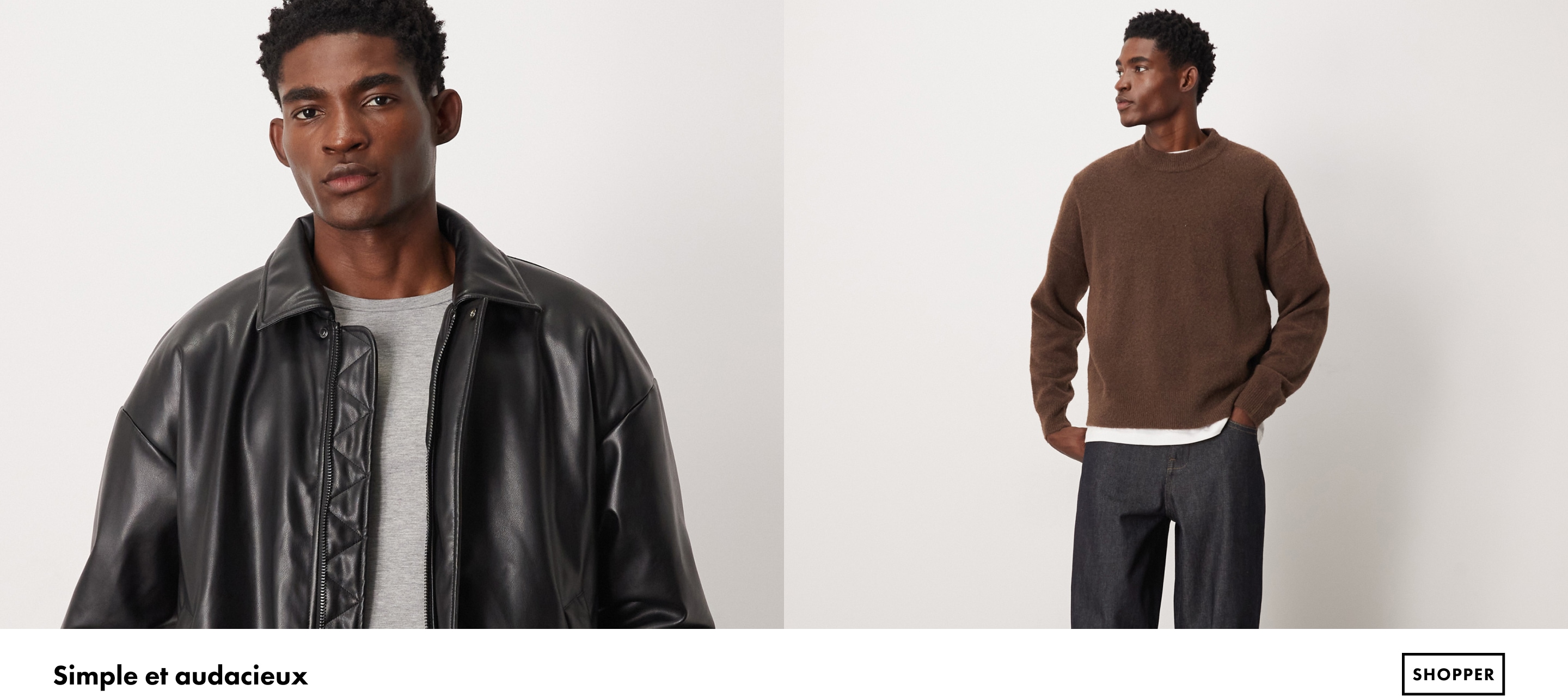 Simple et audacieux. Shopper