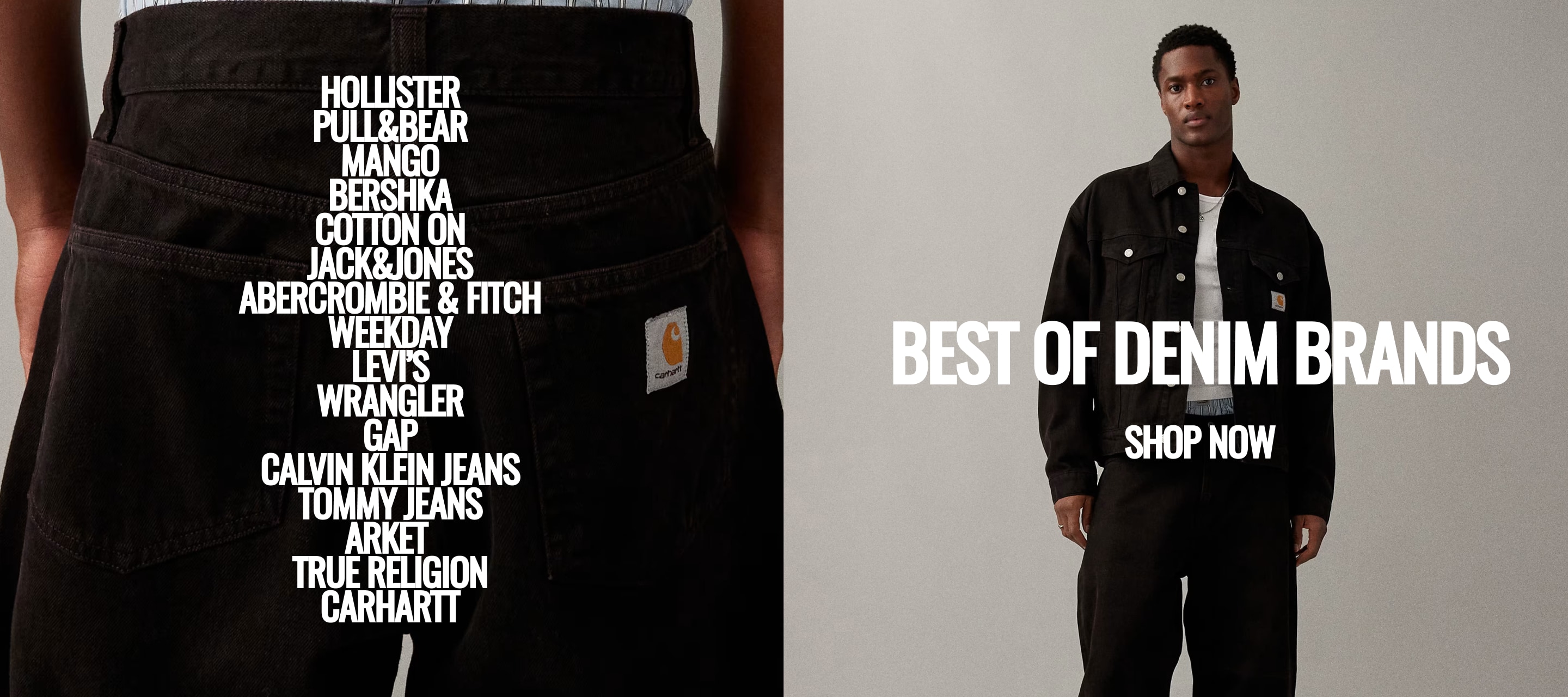 Best of denim brands. shop now
