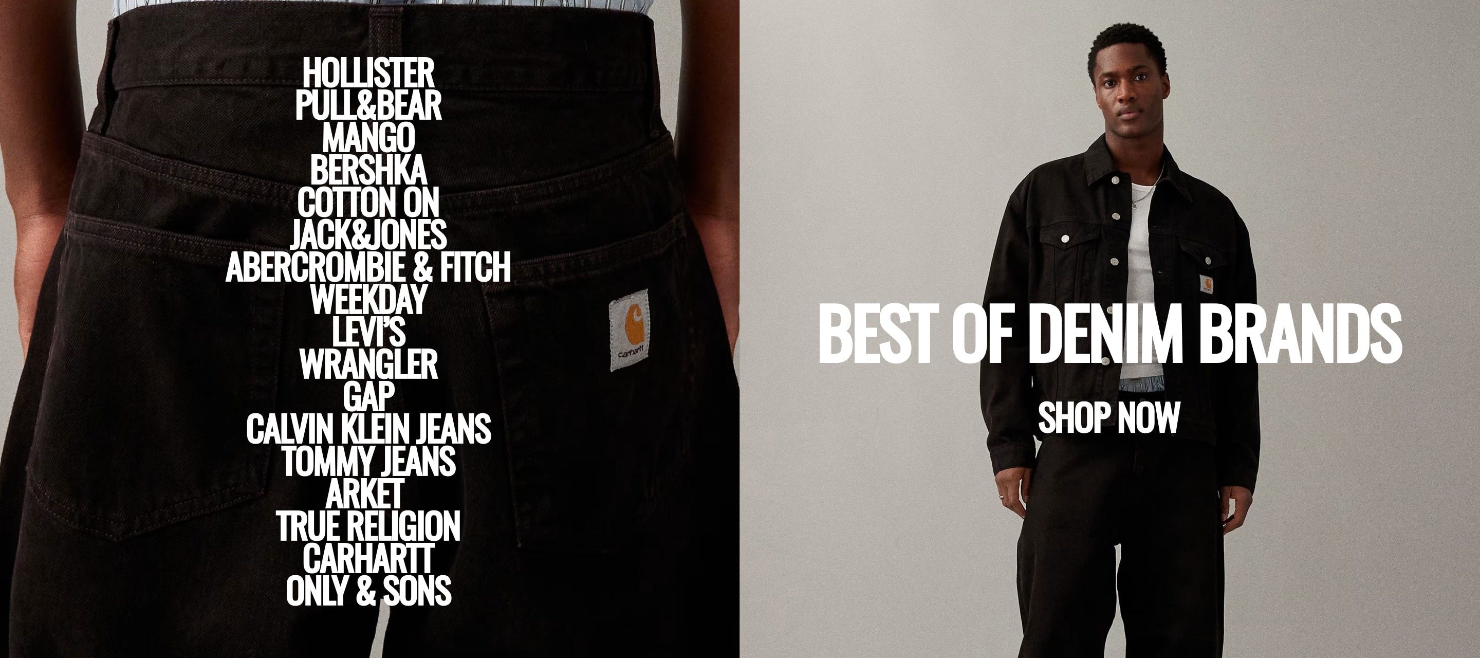 Best of denim brands. shop now
