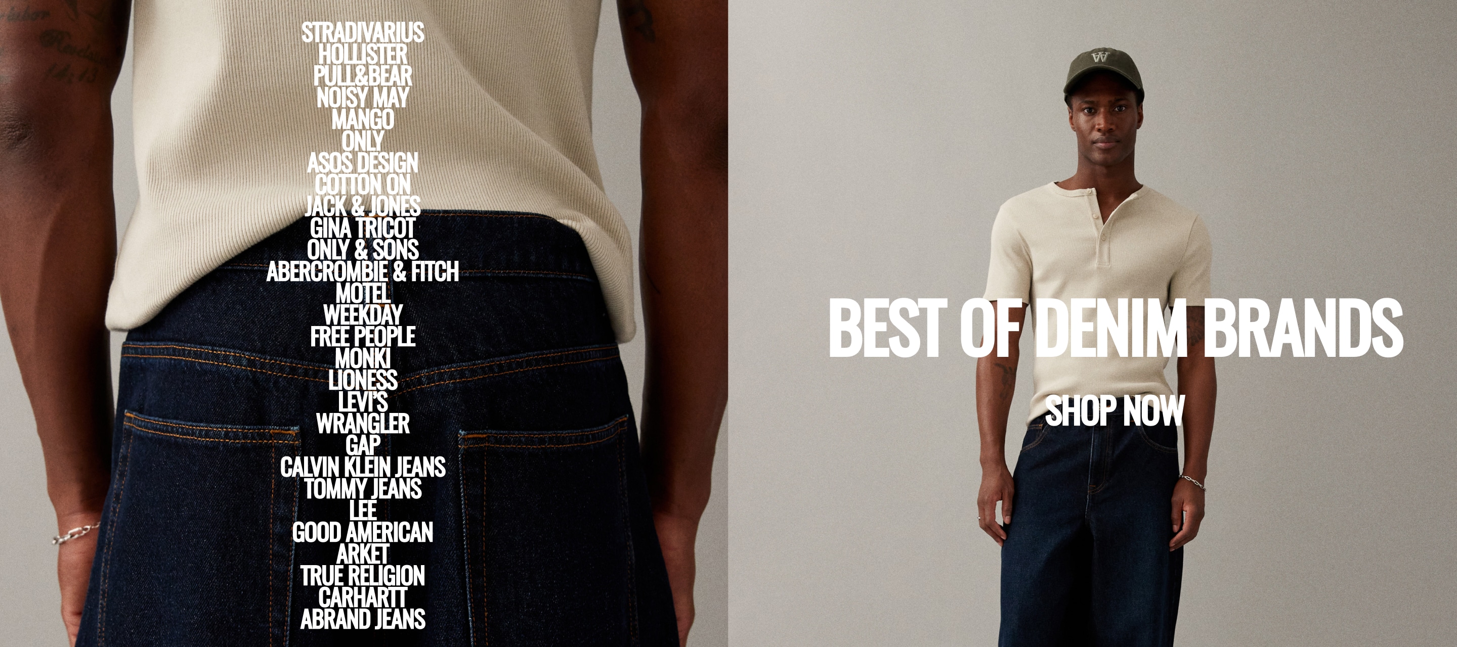 Best of denim brands. shop now