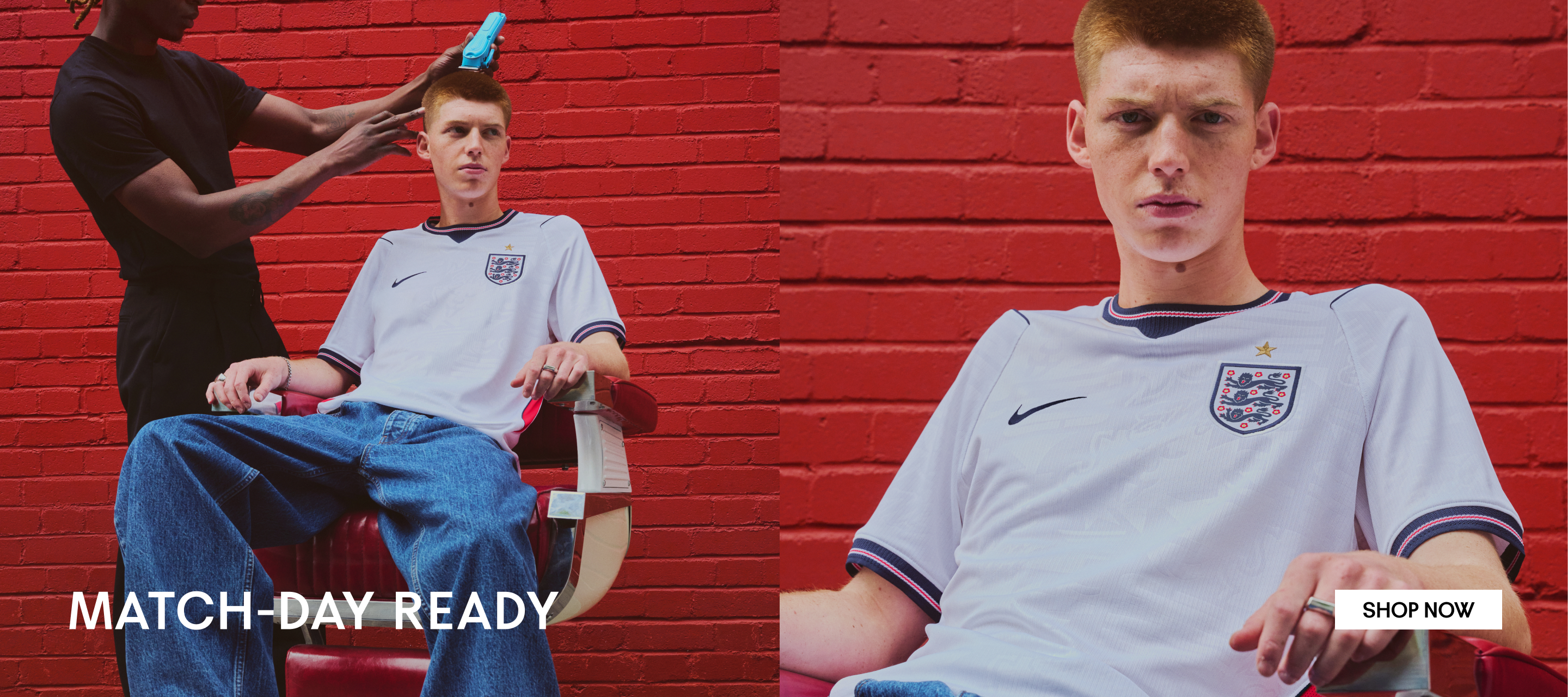 Match-day ready. Shop now