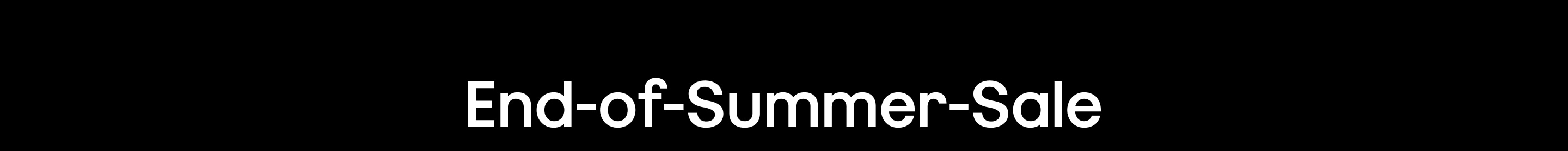 End-of-Summer-Sale