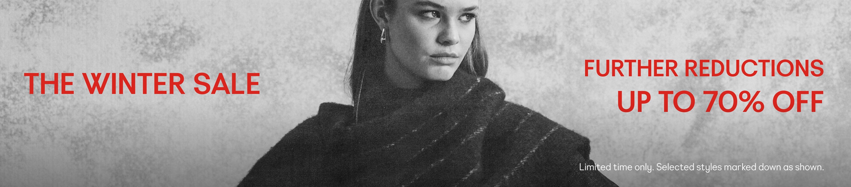 Winter sale. Now up to 70% off