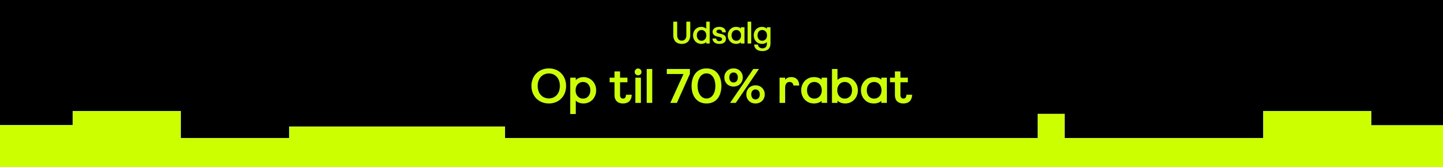 Udsalg: op til 70% rabat