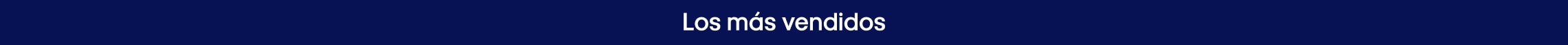 Los más vendidos