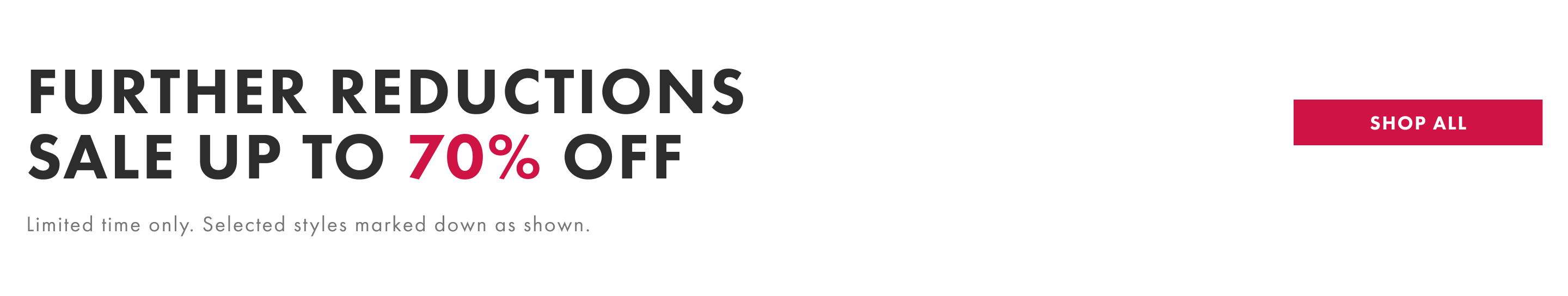 Sale Up to 70% off Shop all