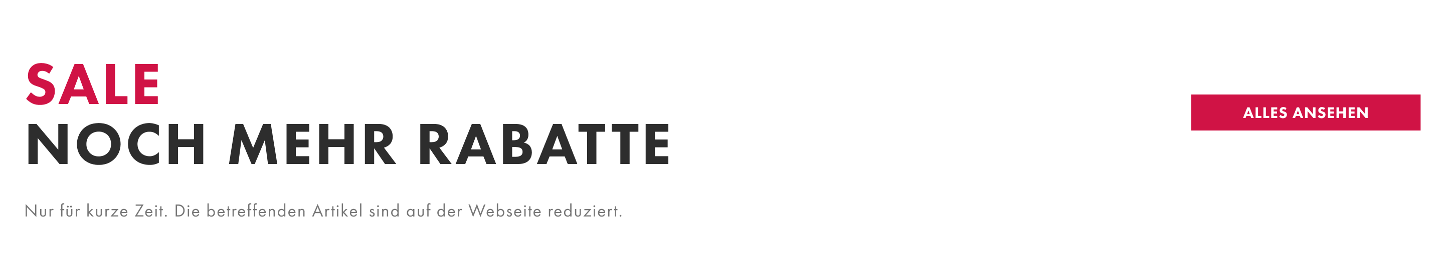 Sale jetzt live Alles ansehen