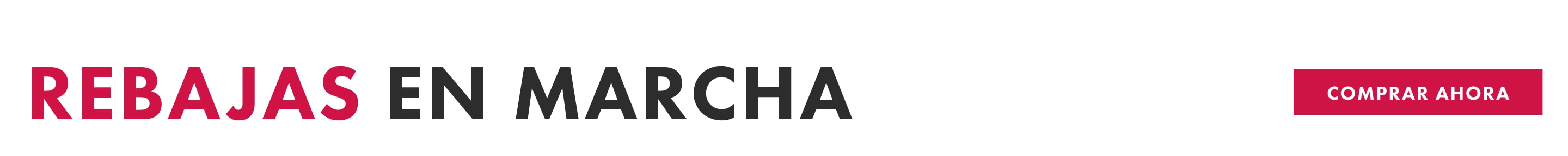 Rebajas: en marcha