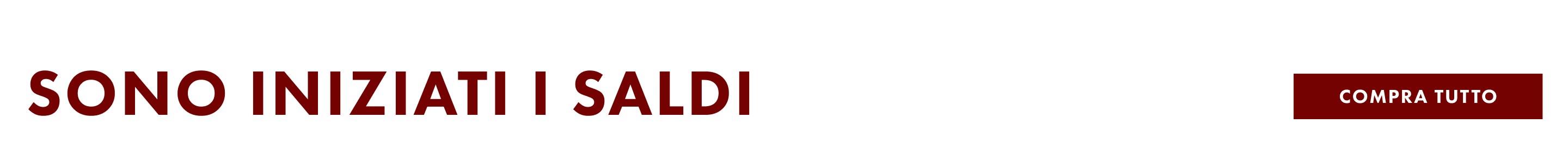 Sono iniziati I saldi Compra tutto