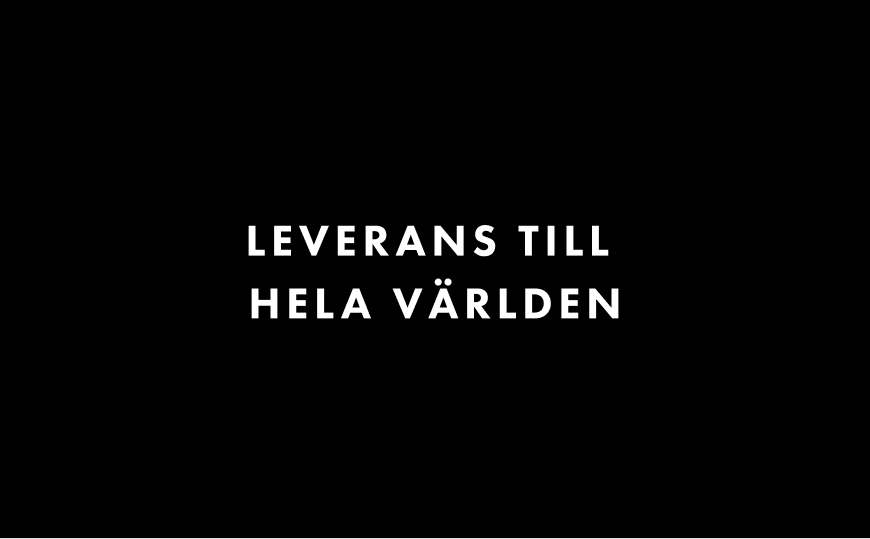 Leverans till hela världen
