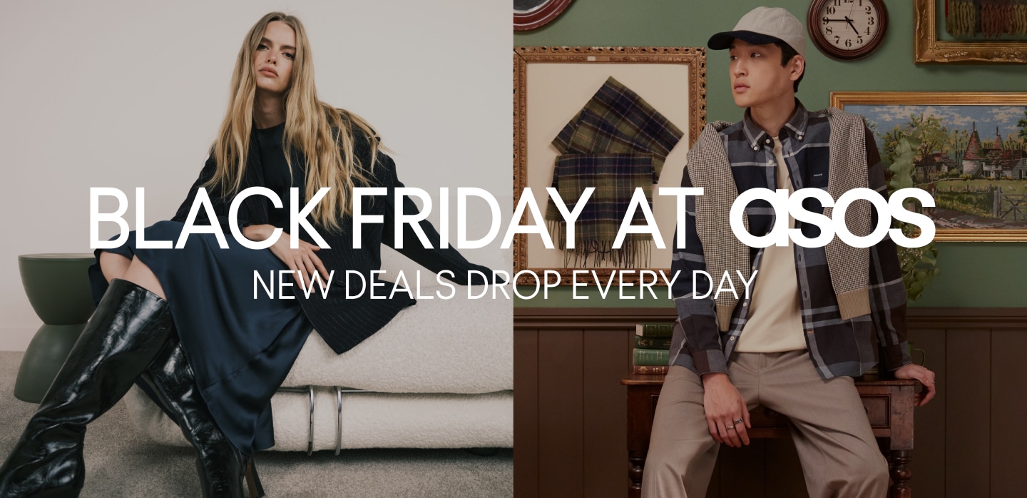 Black Friday at asos. New deals drop every day
