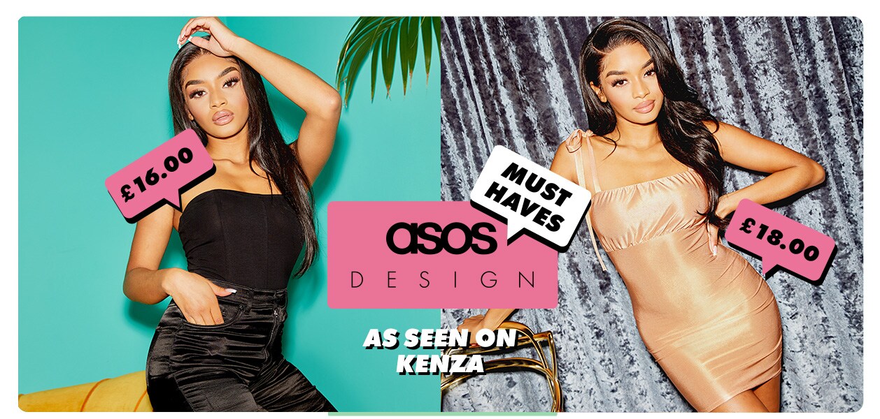 ASOS Design must haves womenswear collection. As seen on Kenza.