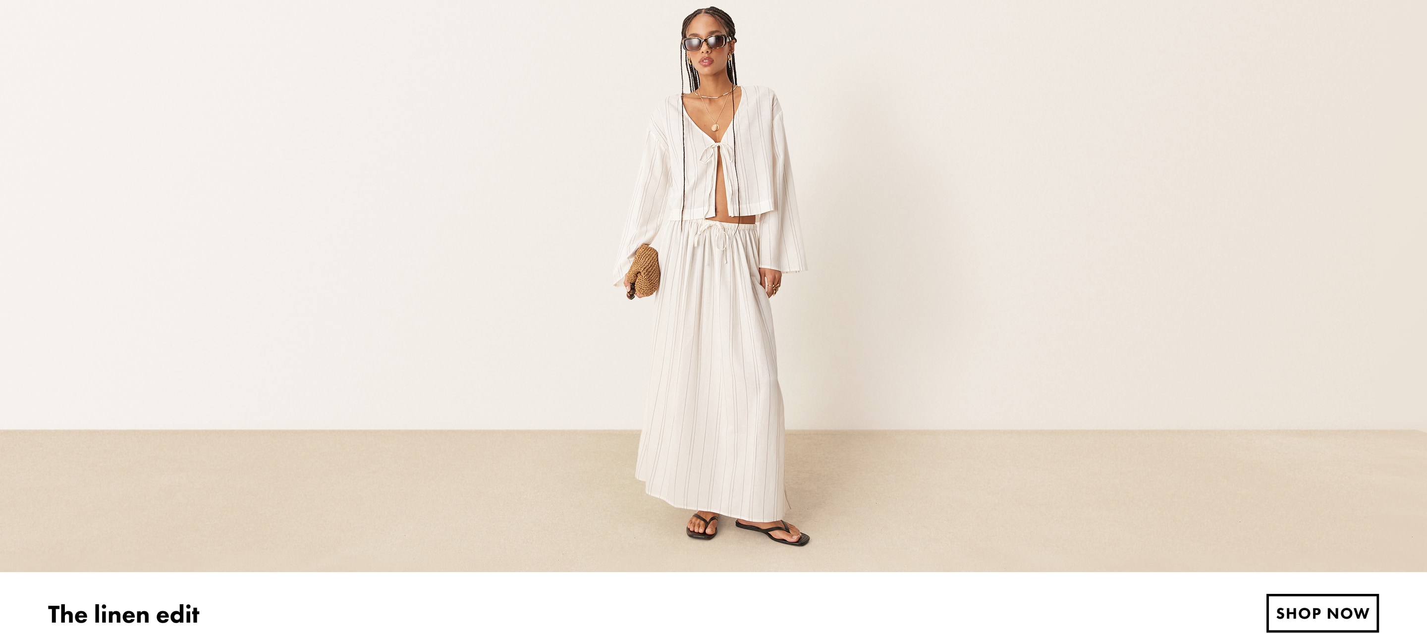 The linen edit. Shop now