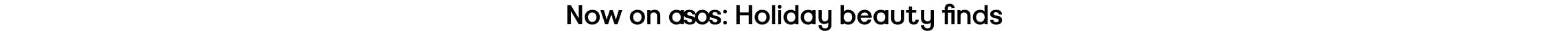 now on asos: beauty