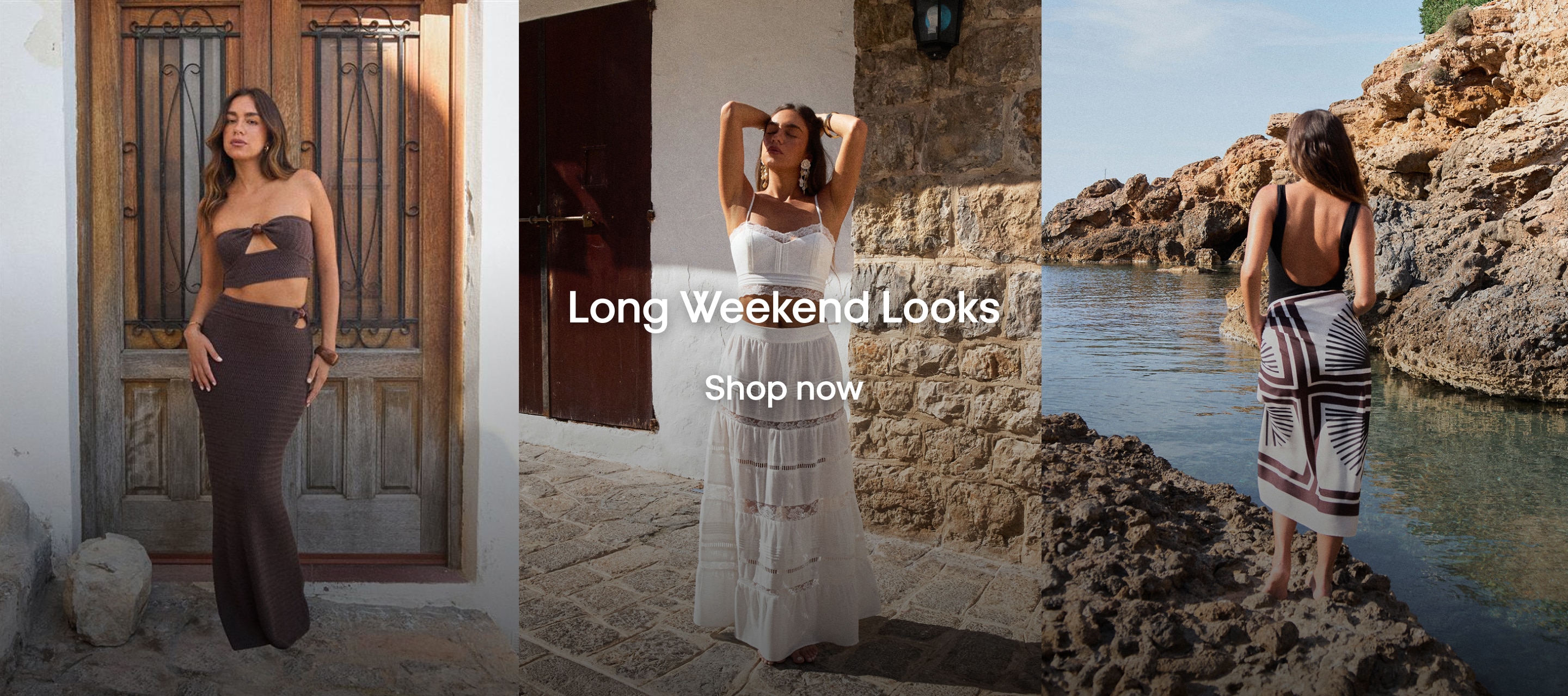 long weekend looks shop now