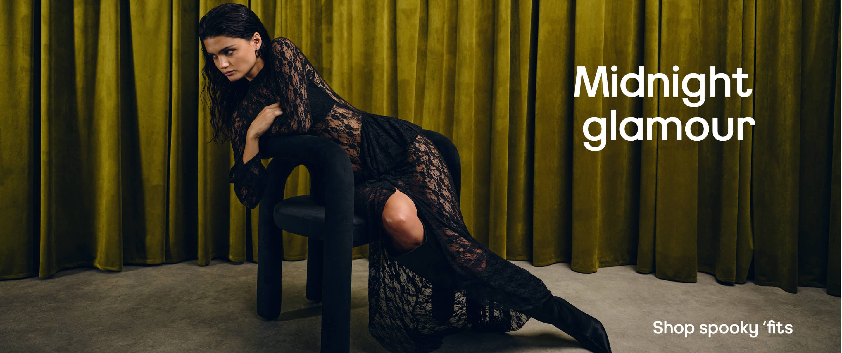 Midnight glamour. Shop now
