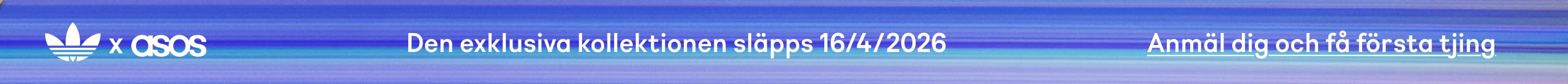 Den exklusiva kollektionen släpps 16/4 2026  Anmäl dig och få första tjing