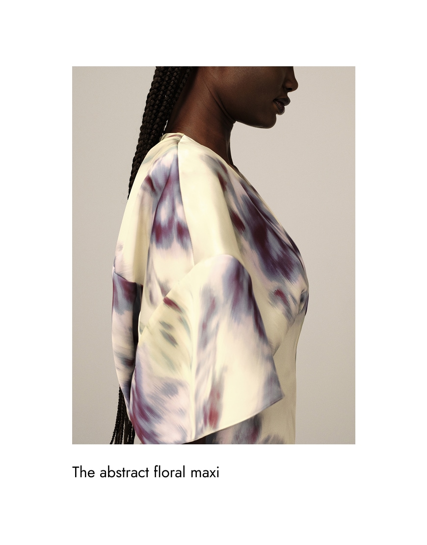 The abstract floral maxi