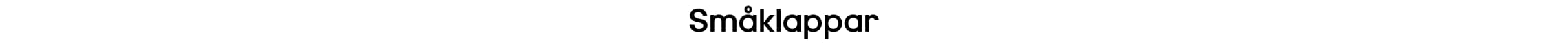 Småklappar