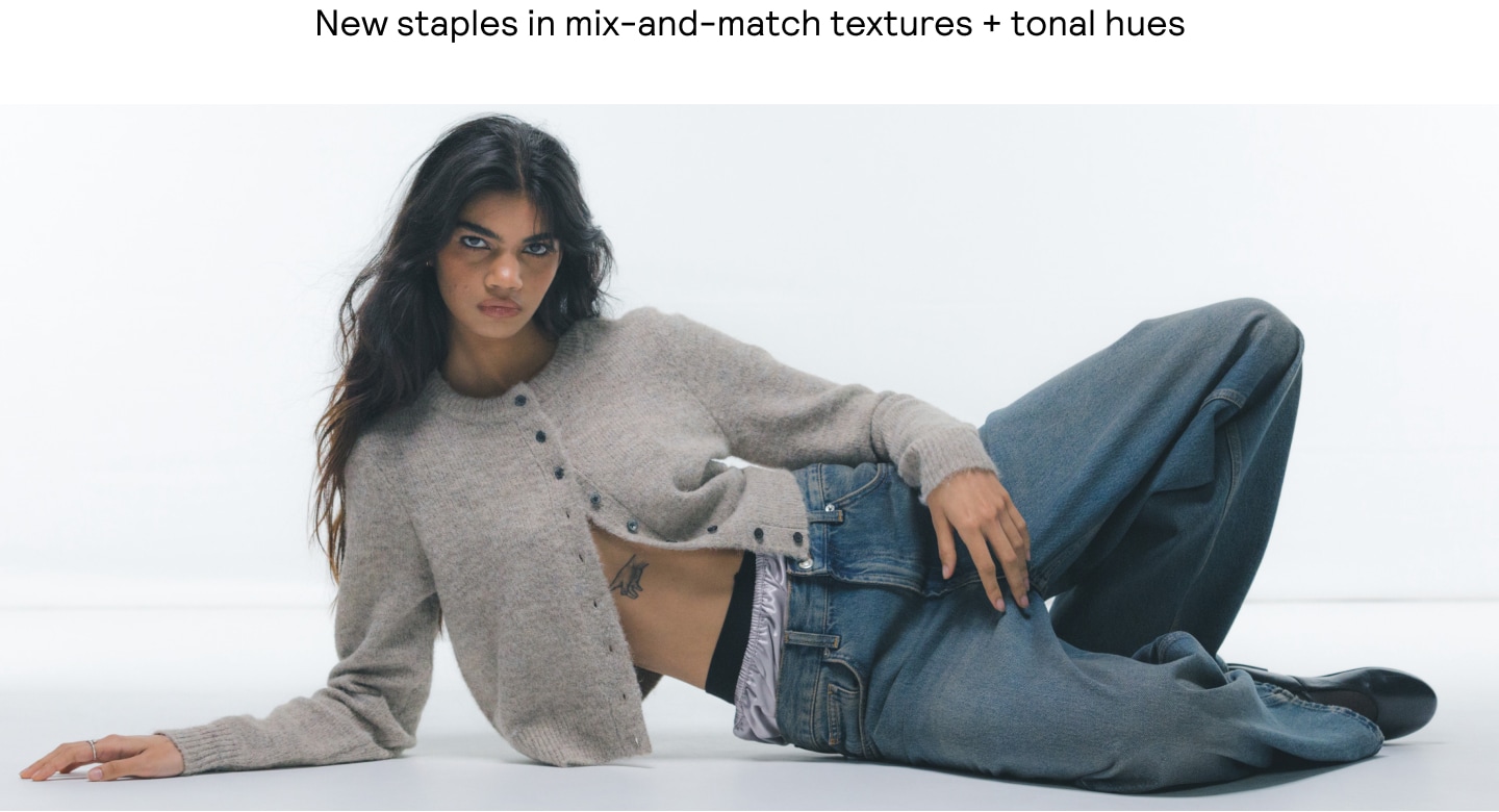 New staples in mix-and-match textures + tonal hues