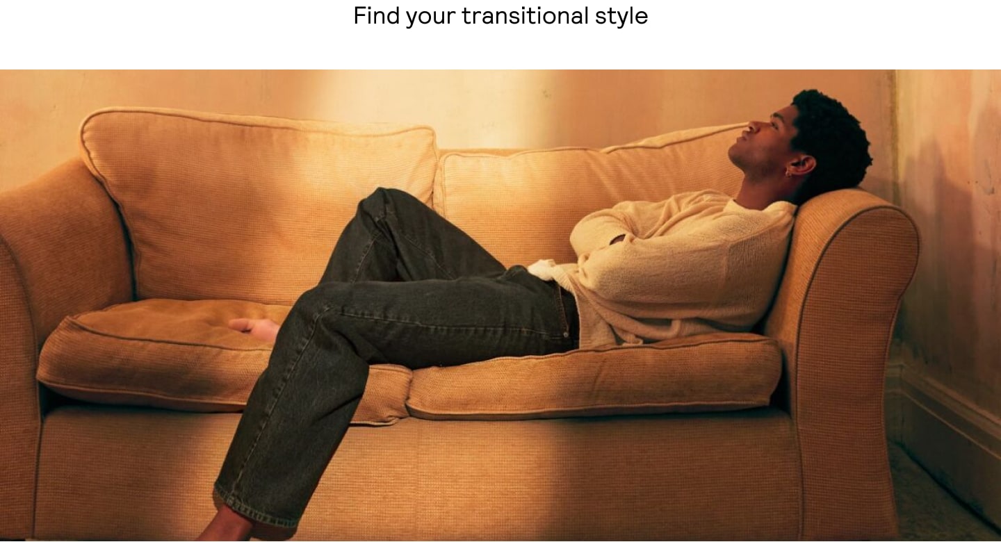 find your transitional style