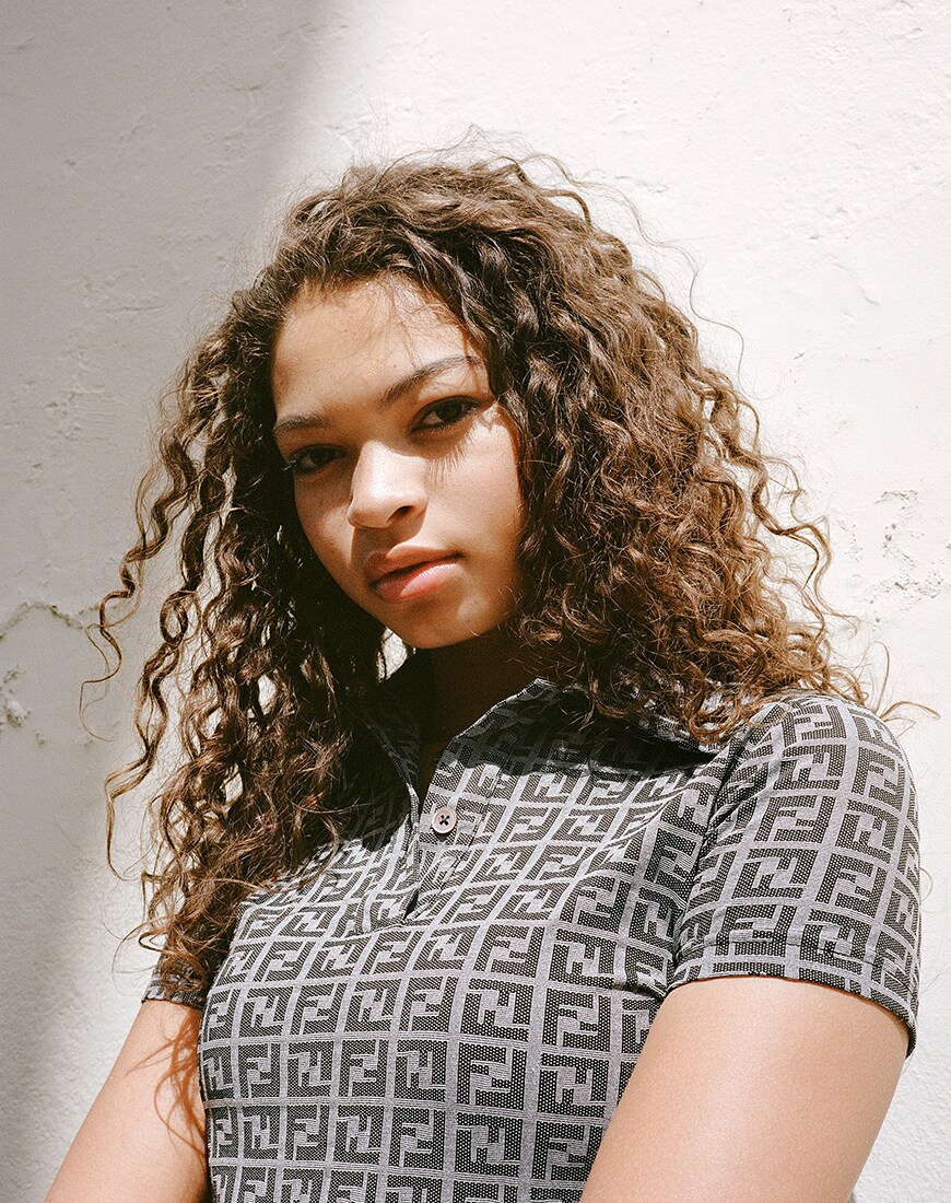Woman in a fendi shirt | ASOS Style Feed