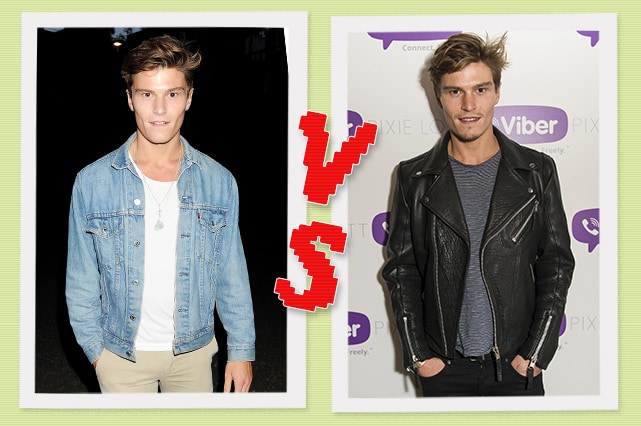 jackets: leather vs denim
