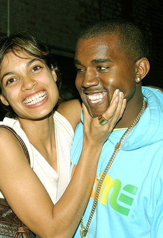 Kanye West Rosario Dawson 2003