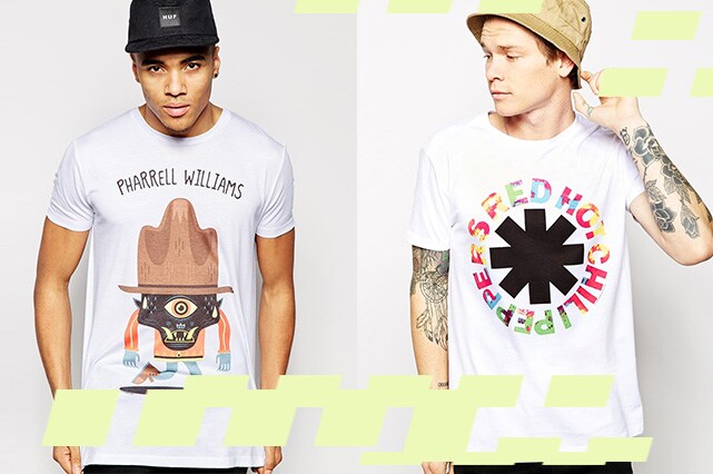 band tees asos