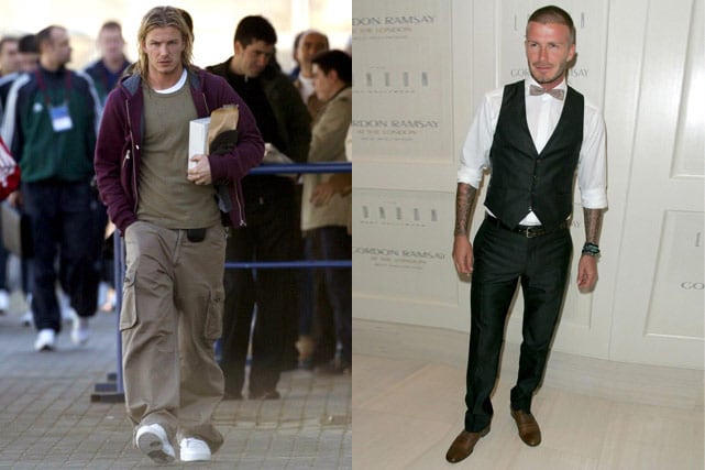 David beckham sales casual suit