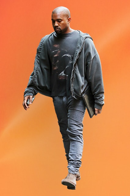 Outfit Of The Day 449 Kanye West In A Tupac T Shirt Asos