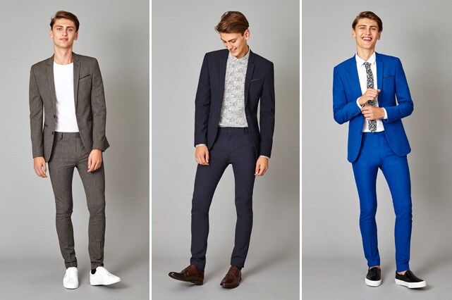 new in: super-skinny suits