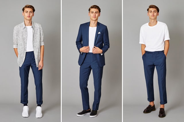 ways to wear: suit trousers