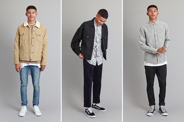 three ways to wear corduroy