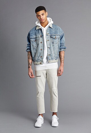 Three ways to wear hoodies