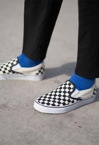 vans slip ons with or without socks