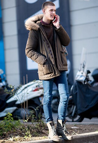 combo blouson pull