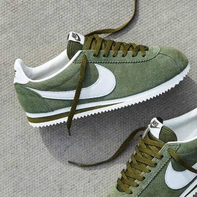 nike cortez homme verte