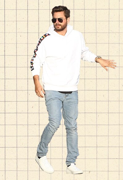 Look du jour Scott Disick sweat à capuche