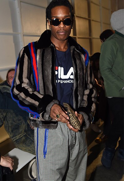 A$AP Rocky porte du Fila x gosha rubchinskiy