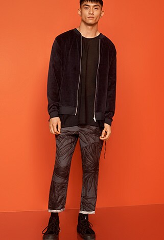 guy in scandi minimalist clothes