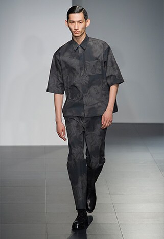 guy in scandi minimalist clothes