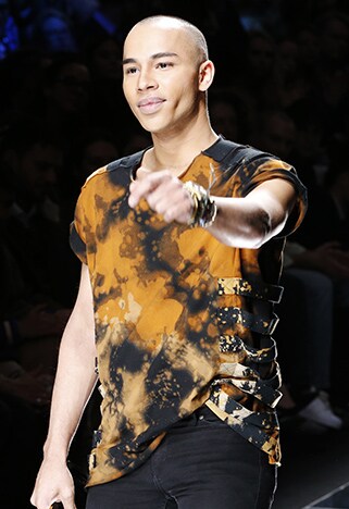 Olivier Rousteing Balmain t-shirt tie-dye