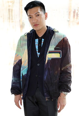 Bryan Boy veste tie-dye