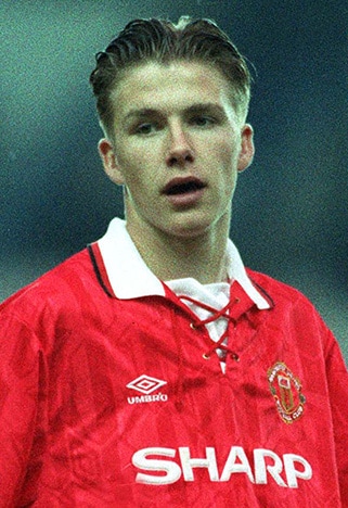 David Beckham Manchester united 1993