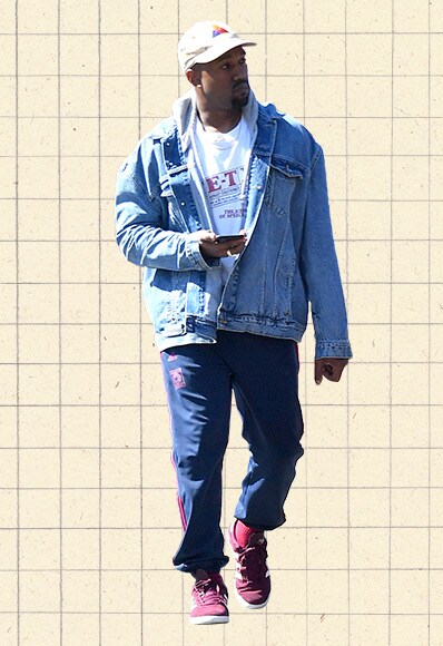 ASOS Outfit Of The Day #1,182 – Kanye West In Disneyland Wearing The Same Cap As Shia LaBeouf.
